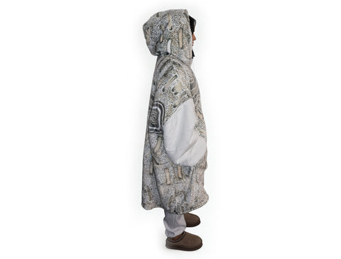 Camping under the Moonlight Oversize Hooded Blanket