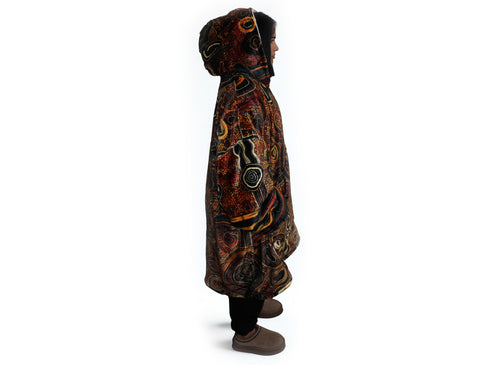 Connection to Country Oversize Hooded Blanket