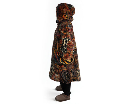 Connection to Country Oversize Hooded Blanket